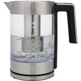 Princess 236042 Glass Kettle London Deluxe waterkoker Roestvrij staal/transparant, 1,7 l
