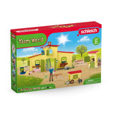 Schleich Farm World - Stal met kippenhok en ponistal speelset 72224