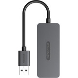 Sitecom USB-A naar 4x USB-C hub usb-hub Grijs