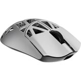 WLMouse Beast X Max V2 Wireless Gaming Mouse - Silver Zilver, 50 - 50.000 dpi, 8K, 2.4GHz / USB-C