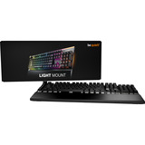 be quiet! Light Mount Silent Tactile, gaming toetsenbord Zwart, US lay-out, be quiet! Silent Tactile, ARGB, PBT double-shot Keycaps