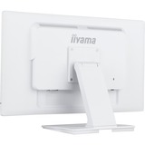 iiyama ProLite T2452MSC-W1 24" monitor Wit/zwart, Touch, HDMI, DisplayPort, USB, Audio 