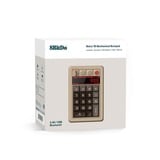 8BitDo Retro 18 Mechanical Numpad - C64 Edition Beige/grijs, Kaih Box White switch V2, Double shot ABS keycaps, USB / 2,4 GHz / Bluetooth