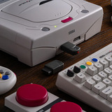 8BitDo Retro Receiver for SEGA Saturn bluetooth adapter Zwart, Bluetooth LE