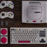 8BitDo Retro Receiver for SEGA Saturn bluetooth adapter Zwart, Bluetooth LE
