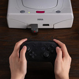 8BitDo Retro Receiver for SEGA Saturn bluetooth adapter Zwart, Bluetooth LE