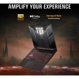 ASUS TUF Gaming A16 FA607PV-N3020W 16"  gaming laptop Grijs | Ryzen 9 7845HX | RTX 4060 | 16 GB | 512 GB SSD