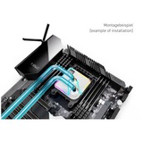 Alphacool Core 1 Aurora Silver cpu-koeler Zilver, aRGB