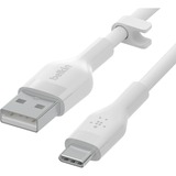Belkin BOOSTCHARGE Flex USB-A/USB-C-kabel Wit, 2 meter