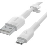 Belkin BoostCharge Flex USB-A/USB-C-kabel Wit, 2 meter