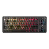 Corsair K70 CORE TKL WIRELESS RGB mechanisch gaming toetsenbord Zwart, US lay-out (QWERTY), Corsair MLX Red v2, 80% (TKL)	, RGB, ABS Double shot, Hot-swap, 2,4 GHz / Bluetooth / USB