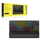 Corsair K70 CORE TKL WIRELESS RGB mechanisch gaming toetsenbord Zwart, US lay-out (QWERTY), Corsair MLX Red v2, 80% (TKL)	, RGB, ABS Double shot, Hot-swap, 2,4 GHz / Bluetooth / USB