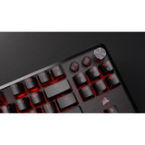 Corsair K70 CORE TKL WIRELESS RGB mechanisch gaming toetsenbord Zwart, US lay-out (QWERTY), Corsair MLX Red v2, 80% (TKL)	, RGB, ABS Double shot, Hot-swap, 2,4 GHz / Bluetooth / USB