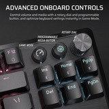 Corsair K70 CORE TKL WIRELESS RGB mechanisch gaming toetsenbord Zwart, US lay-out (QWERTY), Corsair MLX Red v2, 80% (TKL)	, RGB, ABS Double shot, Hot-swap, 2,4 GHz / Bluetooth / USB