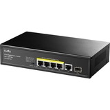 Cudy 5-Port 10/100/1000 POE+ Switch with 1 SFP Port Zwart