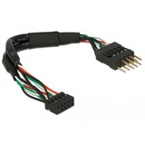 DeLOCK DeLOCK KB USB 2.0 Bu10Pin-St10Pi bk 0,1m kabel Zwart, 12 cm