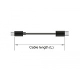 DeLOCK DeLOCK KB USB 2.0 Bu10Pin-St10Pi bk 0,1m kabel Zwart, 12 cm