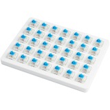 Keychron Gateron Cap Switch Set - Cap Blue, 35 Switches keyboard switches Blauw/transparant
