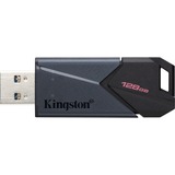 Kingston DataTraveler Exodia Onyx 128 GB usb-stick Zwart/zwart, DTXON/128GB, USB-A 3.2 Gen 1