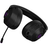 LORGAR Noah 702 over-ear gaming headset Zwart, RGB, Bluetooth 5.3 / 2.4 GHz / 3.5mm