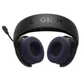Lenovo Legion H410 draadloze gamingheadset over-ear gaming headset Zwart/paars, Bluetooth, 2,4 GHz, PlayStation 4, PlayStation 5, Nintendo Switch, Pc