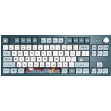 Montech Mkey Freedom TKL RGB mechanisch toetsenbord Donkerblauw, US lay-out (QWERTY), Gateron G Pro Brown, 80% (TKL)	, Hot-swappable, RGB, PBT