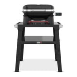 Weber Lumin Compact elektrische barbecue voor buiten met onderstel Zwart, 2 tot 4 personen, Grilloppervlak 1161 cm²