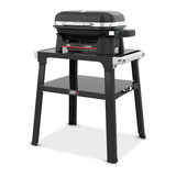 Weber Lumin Compact elektrische barbecue voor buiten met onderstel Zwart, 2 tot 4 personen, Grilloppervlak 1161 cm²