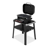 Weber Lumin Compact elektrische barbecue voor buiten met onderstel Zwart, 2 tot 4 personen, Grilloppervlak 1161 cm²