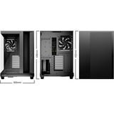 be quiet! Light Base 500 midi tower behuizing Zwart | 3x USB-C | RGB | Window