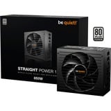 be quiet! Straight Power 12 Platinum 850W voeding  Zwart, 1x 12VHPWR, 4x PCIe, Kabelmanagement