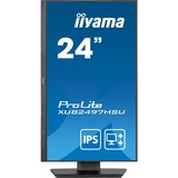 iiyama ProLite XUB2497HSU-B2 23.8" monitor Zwart, 100 Hz, HDMI, DisplayPort, USB, Audio