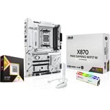ALTERNATE Upgrade Kit X870 MAX GAMING WIFI7 W / Ryzen 7 9800X3D / 32 GB Wit, Moederbord, CPU, Geheugen