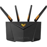 ASUS TUF Gaming AX4200 mesh router Zwart/oranje, Wi-Fi 6, 2.5 Gb-Lan, AiMesh