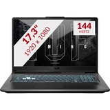 ASUS TUF Gaming F17 FX706HEB-HX114T, 17.3" Gaming laptop Zwart, 512GB SSD, RTX 3050 Ti, WiFi 6, 144Hz, Win 10