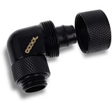 Alphacool Eiszapfen 16/10mm screw-on nozzle 90° rotatable G1/4 verbinding Zwart, 4 stuks