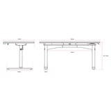Arozzi Arena Moto Gaming Desk - White Wit