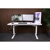 Arozzi Arena Moto Gaming Desk - White Wit