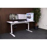 Arozzi Arena Moto Gaming Desk - White Wit