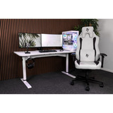 Arozzi Arena Moto Gaming Desk - White Wit