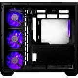 Cooler Master Elite 681 midi tower behuizing Zwart | 2x USB-A | 1x USB-C | RGB | Tempered Glass