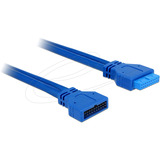DeLOCK Verlengkabel USB 3.0 pin header Blauw