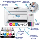 Epson EcoTank ET-4856 all-in-one inkjetprinter met faxfunctie Wit