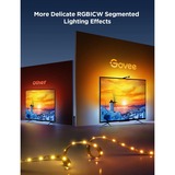 Govee TV Backlight 3 Lite led strip Zwart, 2,4GHz wifi, Bluetooth, voor 55 - 65 inch tv's
