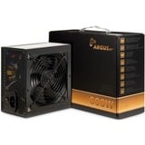 Inter-Tech Argus BPS-600 600 watt voeding  Zwart, 4x PCIe