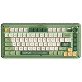 Iqunix ZX75 Camping Wireless Mechanical Keyboard Groen, US lay-out (QWERTY), IQUNIX Moonstone Turbo, 75%, RGB leds, 75%, Hot-swappable, Double-shot PBT, 2.4GHz | Bluetooth 5.1 | USB-C