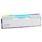 KLEVV 32 GB DDR5-6000 (2x 16 GB) Kit werkgeheugen Wit, KD5AGUA80-60A300J, CRAS V RGB, XMP 3.0, EXPO
