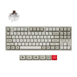 Keychron C1 Pro-M3, toetsenbord Grijs, US lay-out, Keychron Super Brown, 80% TKL, RGB leds, OSA Double-Shot PBT, hot swap, 8000 Hz