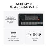 Keychron C1 Pro-M3, toetsenbord Grijs, US lay-out, Keychron Super Brown, 80% TKL, RGB leds, OSA Double-Shot PBT, hot swap, 8000 Hz