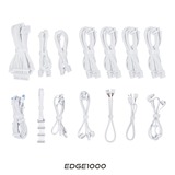 Lian Li EDGE1000 modulaire 1000 watt voeding  Wit, 1x 12V-2x6, 3x PCIe, 4x USB-header